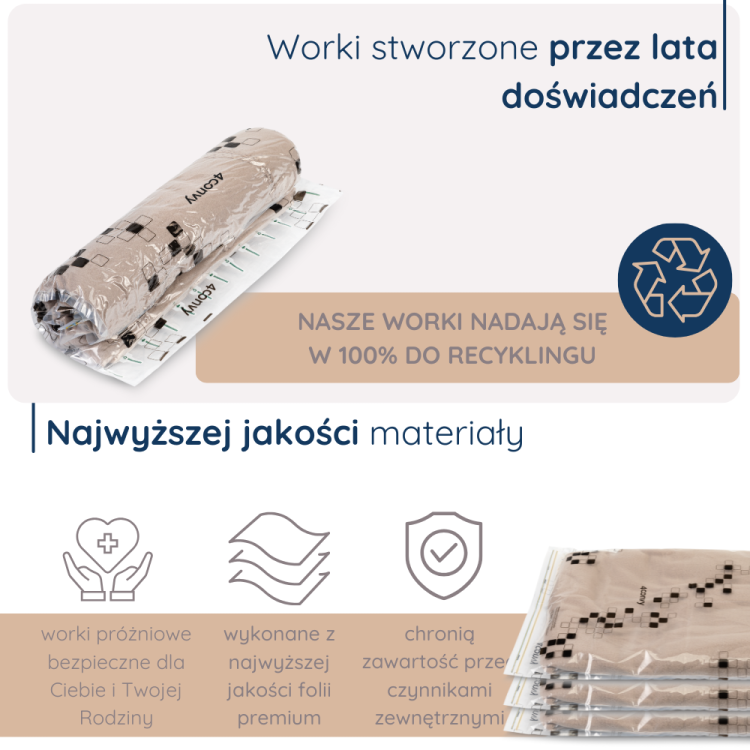 Worek rolowany podróżny – oszczędność miejsca