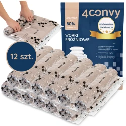 Zestaw worków próżniowych rolowanych 40x60 12szt.