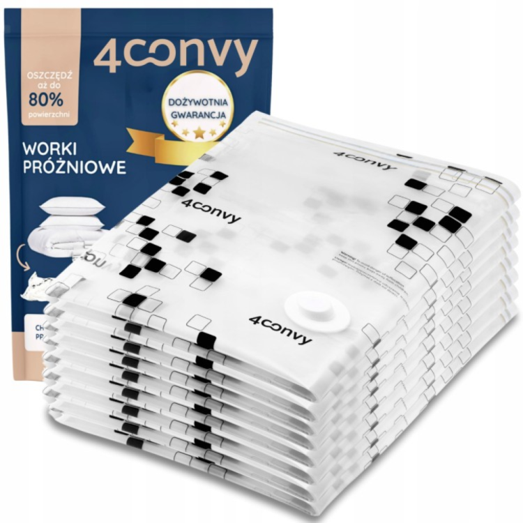 worek próżniowy 80x120 cm – świetny wybór do przechowywania ubrań i pościeli
