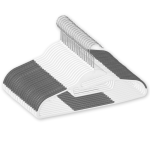 Wieszaki na ubrania ABS białe 20 szt.