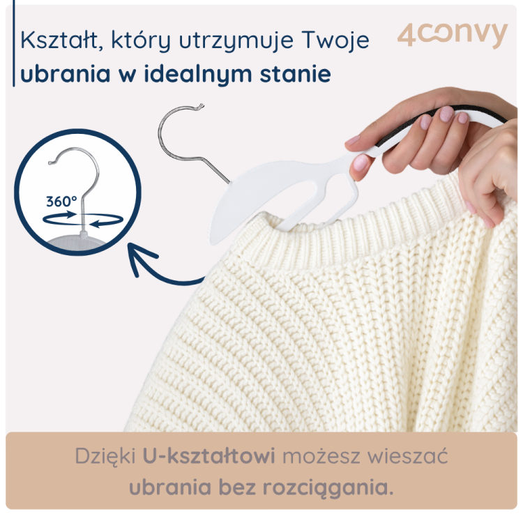 Elastyczny wieszak z funkcją dodatkowego zawieszania – praktyczne rozwiązanie do szafy