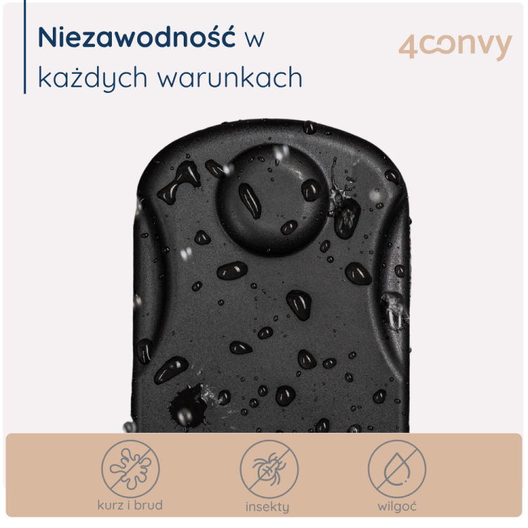 Wytrzymały sejf na klucze PRO z osłoną – niezawodna ochrona zamka szyfrowego w każdych warunkach atmosferycznych, idealny do montażu na zewnątrz