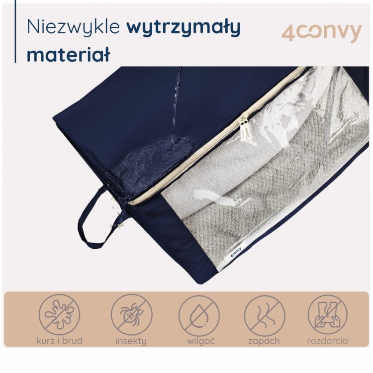 Torba 90L bez stelaża – chroni zawartość przed kurzem, brudem, wilgocią i insektami. Idealna do bezpiecznego przechowywania.