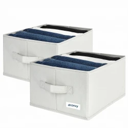 Organizery z 5 przegrodami 2 szt. szare