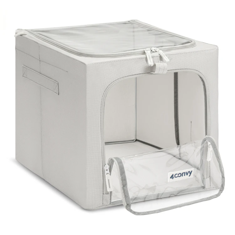 Torba 4CONVY 24 litry pokazana na białym tle z informacją o wykonaniu z bezpiecznego materiału spełniającego normy UE.