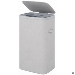 Kosz na pranie Slimbin 1-komorowy szary 60L