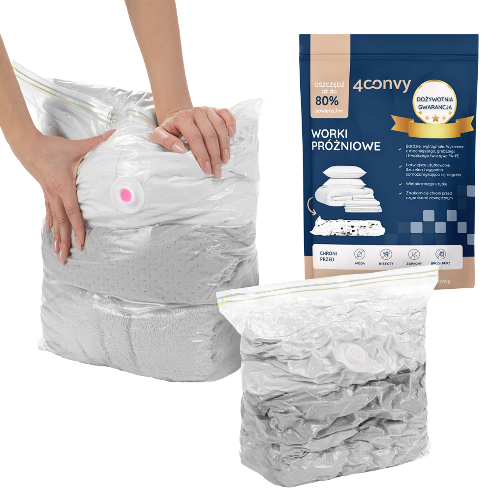 worek próżniowy kostka 50x70x30 cm – wygodny i funkcjonalny na co dzień