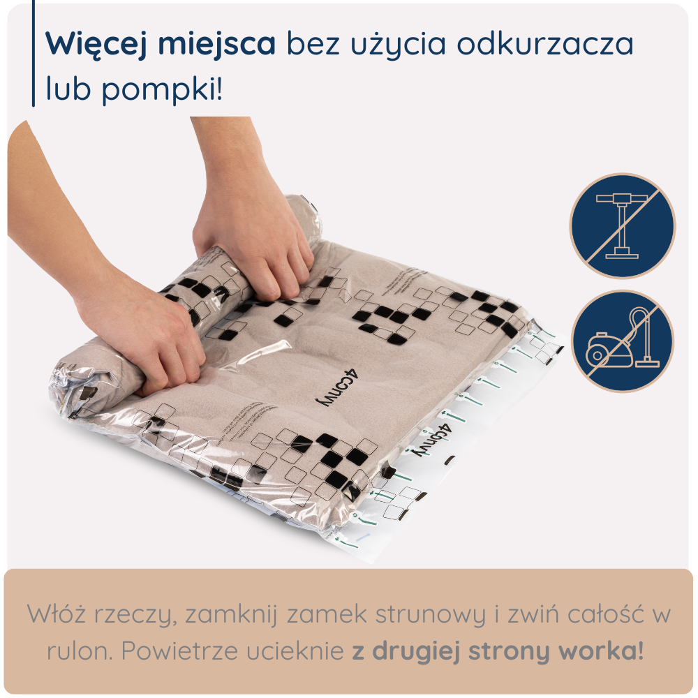 Worek rolowany do walizki – idealny w podróży